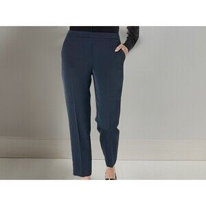 THEORY   Pull On Admiral  Straight Leg Pants Navy blue SZ 6